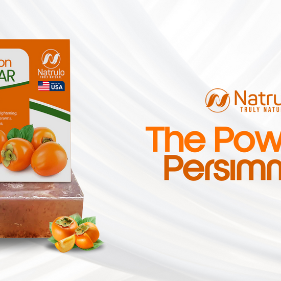Natrulo Persimmon Soap Bar for Body Odor Control 