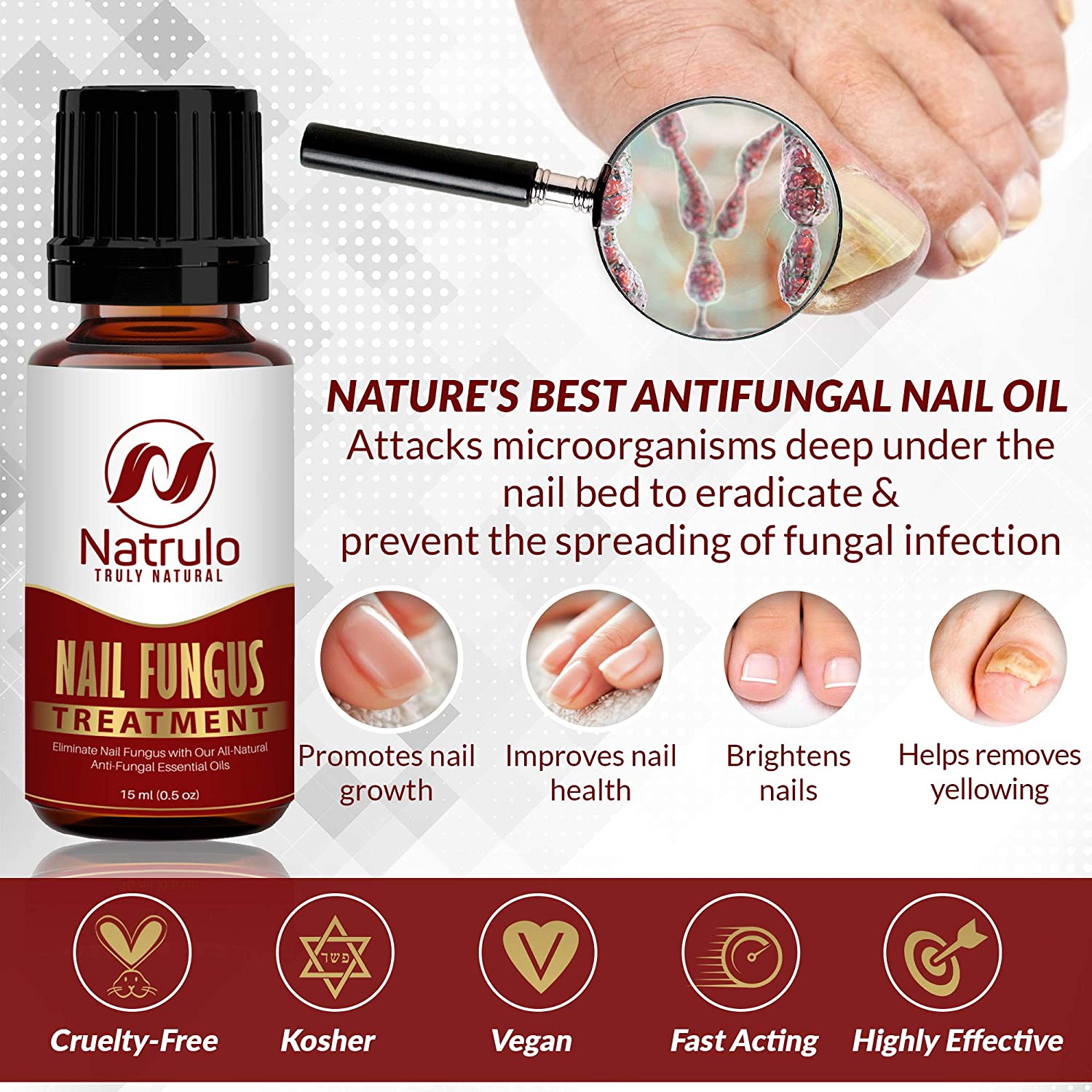 Rivana100 Pure Essential Oils Anti Fungal Nail Treatment Toe Kills Fungus  for sale online | eBay